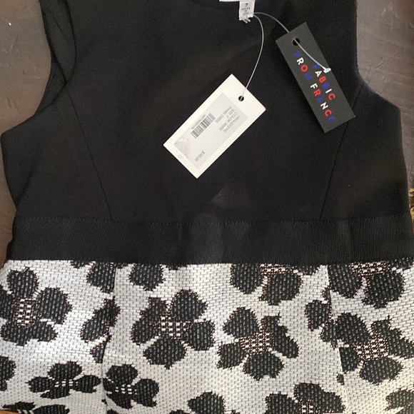 NWT Milly Mini Metallic Jacquard Panel $185 Dress - Picture 6 of 7